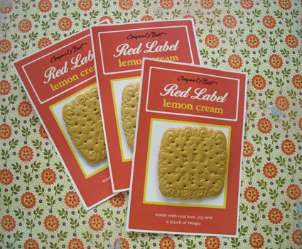 Lemon Cream Biscuit brooches @ R50 each